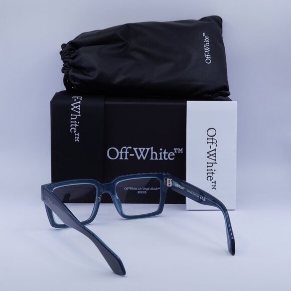 Final Price! Off-White OERJ054 STYLE 54 7200 Satin Silver Eyeglasses 53mm